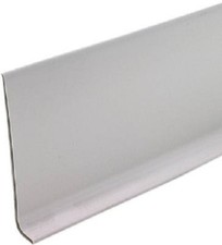 M-D 75291 4" X 4' Silver Gray Cove Wall Base Vinyl Strips