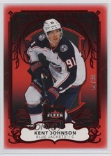 2025-26 Upper Deck Fleer Ultra Ultra Team Red 50/99 Kent Johnson #12of20 1du0
