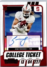 2021 Panini Contenders Draft Picks #253 Simi Fehoko Auto RC