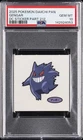2025 POKEMON DAIICHI PAN DECO CHARACTER STICKERS PART 212 GENGAR PSA 10