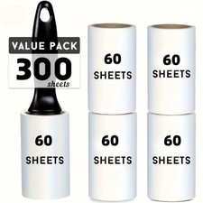 Extra Sticky Lint Roller 60 Sheets Pet Hair Remover for Clothes Furniture USA