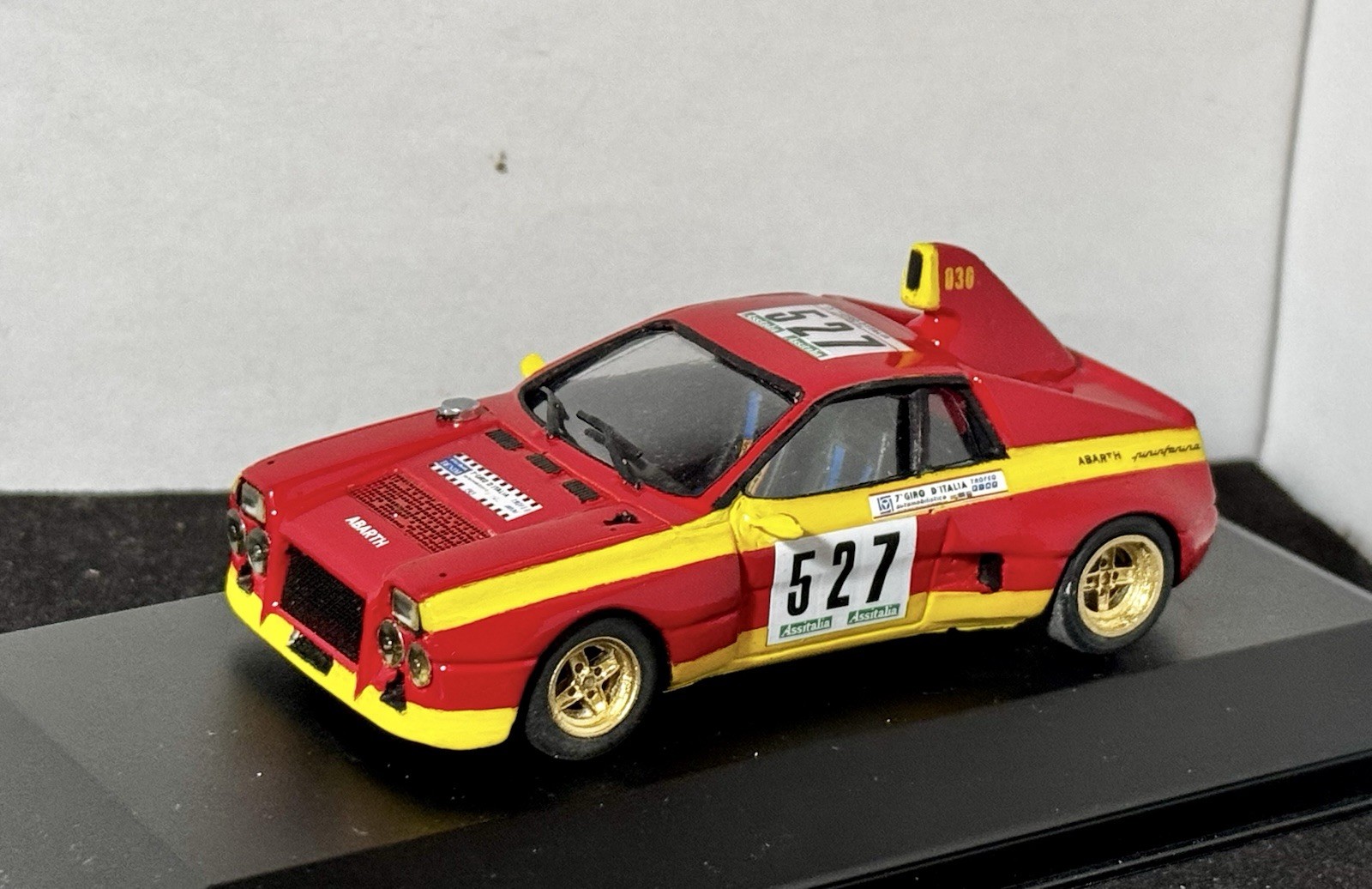 FIAT ABARTH SE 030 #527 GIRO D’ITALIA 1974 G.PIANTA 1:43 KIT BARNINI FIRENZE