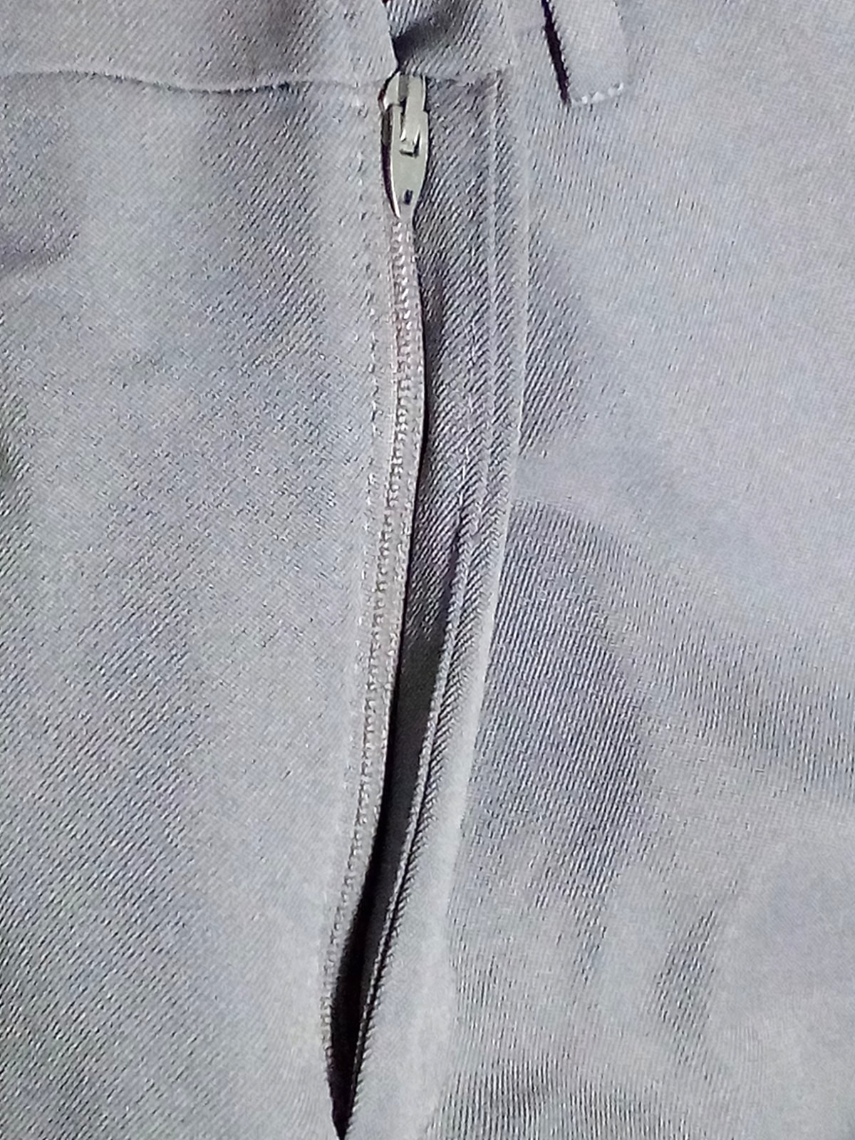 All Seasons Comfort Action Mens Grey Woven Dress Pants W30 L34 Super Stretch