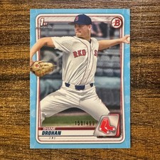2020 Bowman Draft Shane Drohan 1st #BD-170 Sky Blue Parallel #158/499 Red Sox