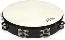 Remo 10 inch Fiberskyn Tambourine - Quadura Black
