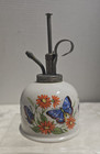 Vintage Porcelain Plant Mister Sprayer Japan Butterfly Brass Top MCM WORKS — photo 1