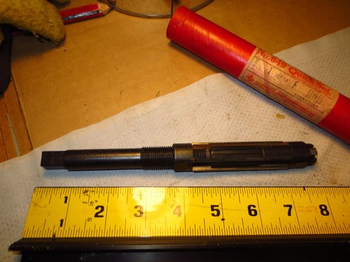 CLEVELAND Quick Set 25/32" - 27/32" Adjustable Blade Expansion Hand Reamer Sz. F