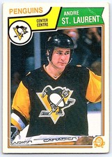1983-84 O-Pee-Chee Andre St. Laurent Pittsburgh Penguins #286