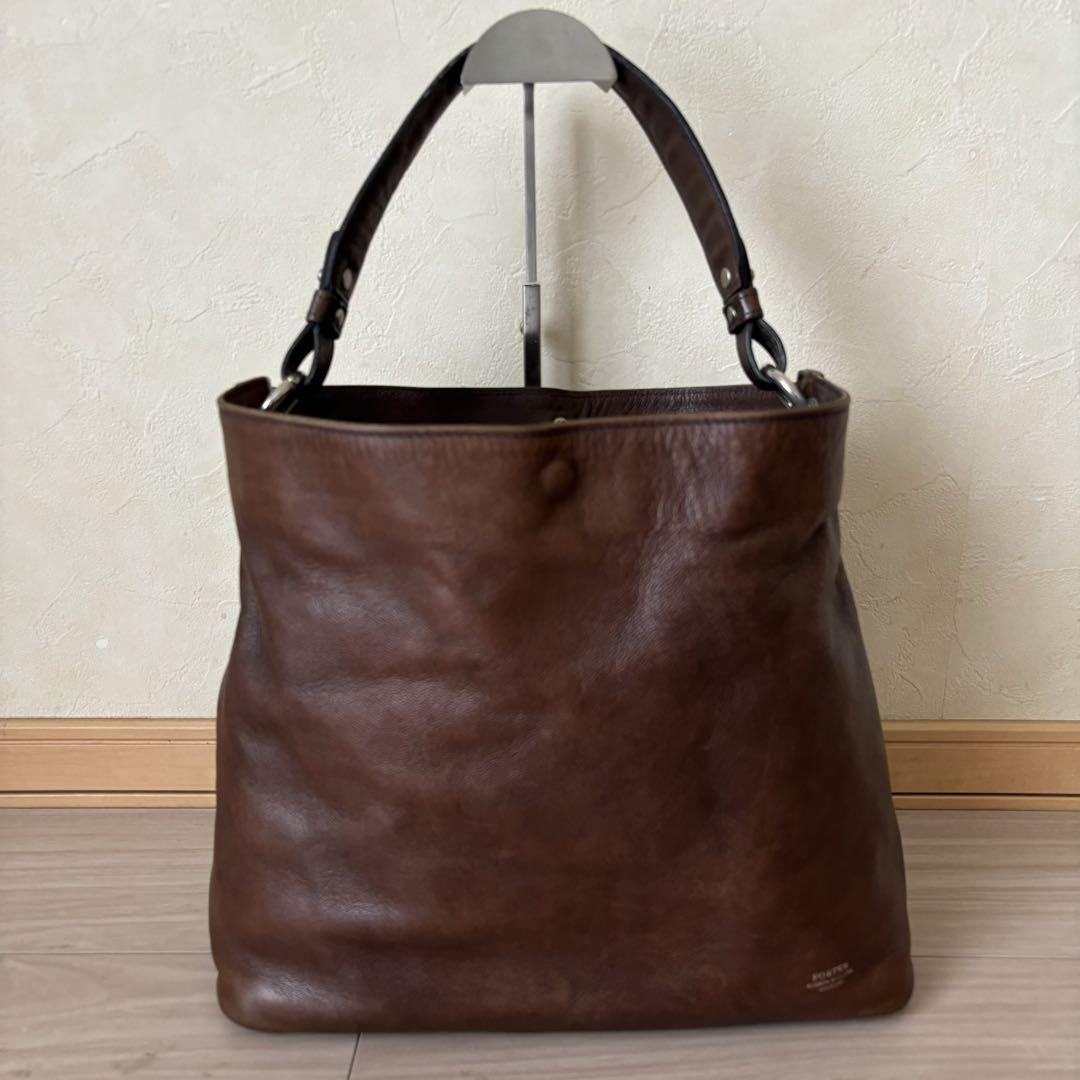 Yoshida Porter LINK Tote Bag Genuine Leather Brown From Japan | eBay