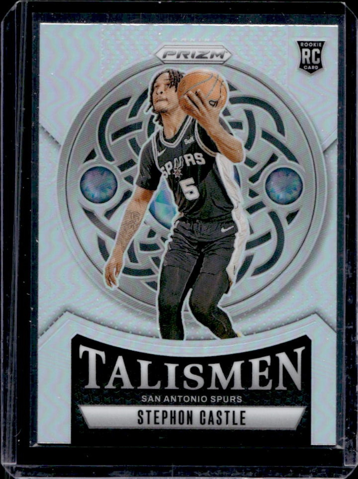 2024-25 Prizm Stephon Castle Talismen RC Silver Rookie #14 Spurs
