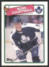 1988-89 Topps #183 Russ Courtnall Toronto Maple Leafs 15217