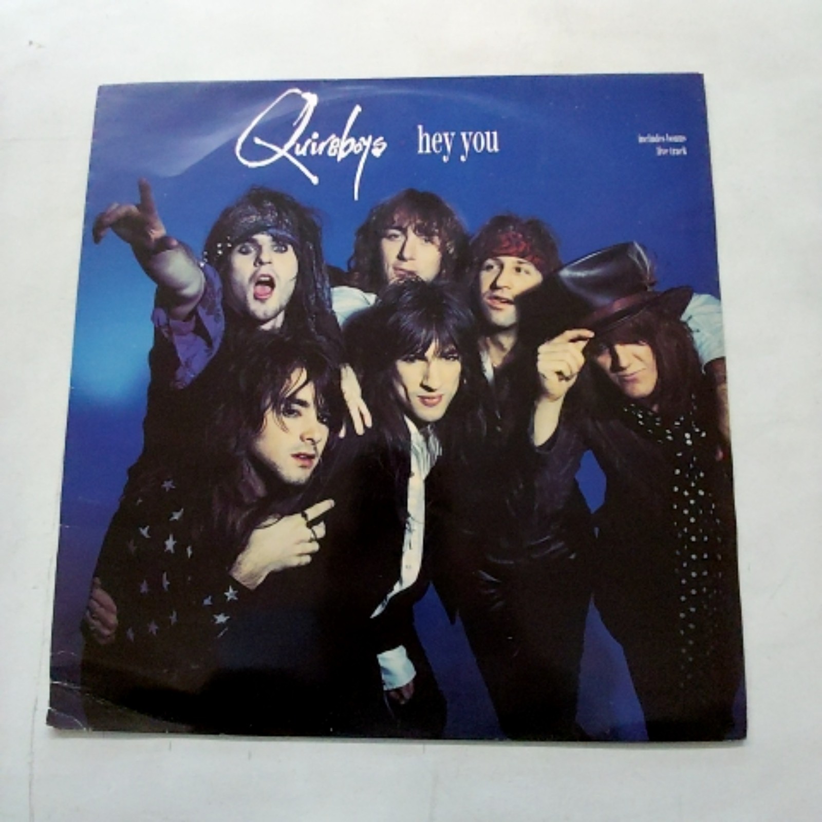 Quireboys Hey You 1989 Vinyl 12 Inch Record Parlophone Rock