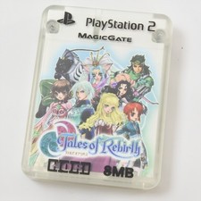 HORI PS2 Memory Card 8MB TALES OF REBIRTH for Playstation 2 Japan 2240