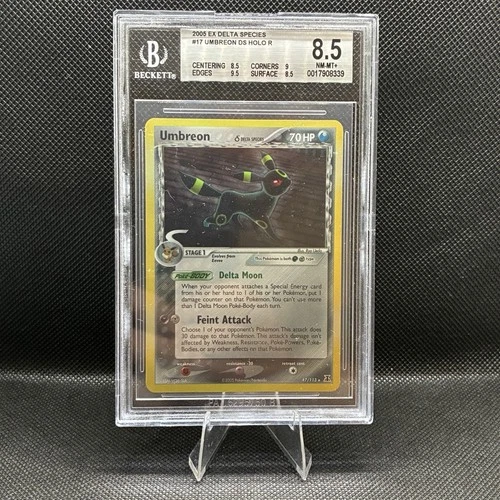 BGS 8.5 NM - Mint+ Umbreon (Delta Species) 17/113 Delta Species Holo Rare