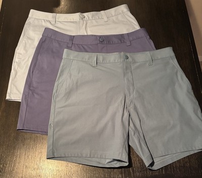 Rhone Men s Performance Golf Shorts Bundle (3)   Size 34   Excellent Condition