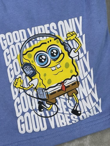 Nickelodeon Spongebob Shorts - Good Vibes Only - MENS M - Picture 8 of 15