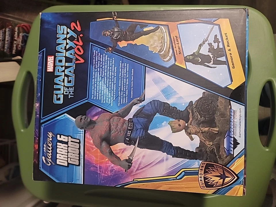 Marvel Guardianes de la Galaxia Vol. Figura de PVC de 9 pulgadas Drax & Baby Groot de 2 pulgadas Foto 2 de 4