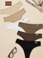 6er Pack Damen Slips in Große Größen, Maillard Farb-Serie, einfach Billig24