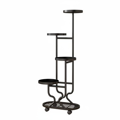 Mehrstufiger Pflanzenständer beweglich Pflanztopfständer elegant & Design für drinnen,