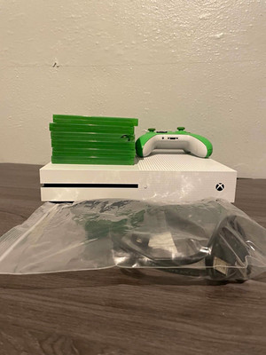 Microsoft Xbox One S Console Bundle w/ Controller + Games