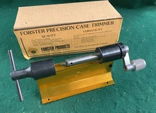 FORSTER PRECISION CASE TRIMMER WITH .22 PILOT