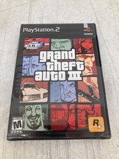 Sony Playstation 2 Grand Theft Auto III 1st Print 2001 Sealed SEE PICTURES