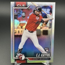 2026 Topps #35 C.J. Kayfus Rainbow Foil