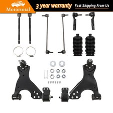 For Acadia Enclave Traverse 07-16 Front Lower Control Arm Tie Rod Suspension Kit