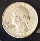1952-D Washington Quarter 90% Silver 25c US Coin Denver Mint Circulated Low Ship