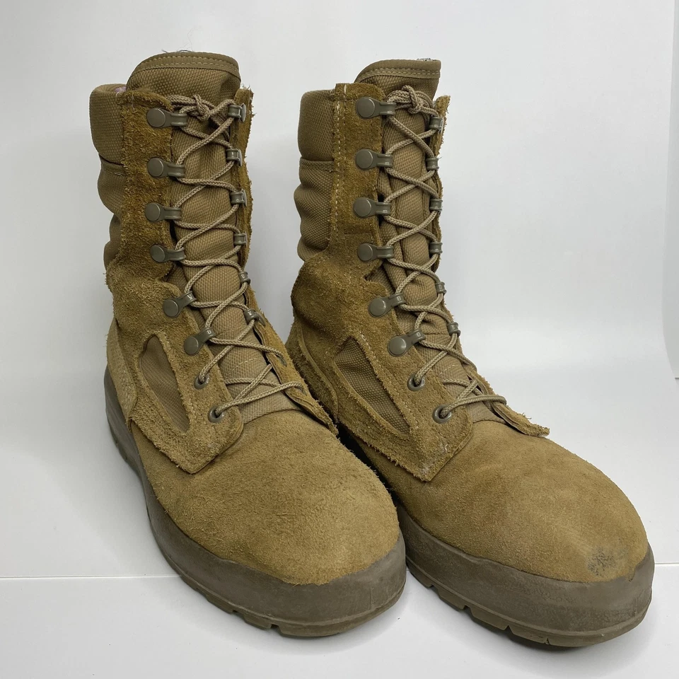 Botas Belleville para mujer talla 8 tostadas militares AF seguras para volar gamuza suela Vibram EE. UU. Foto 2 de 4