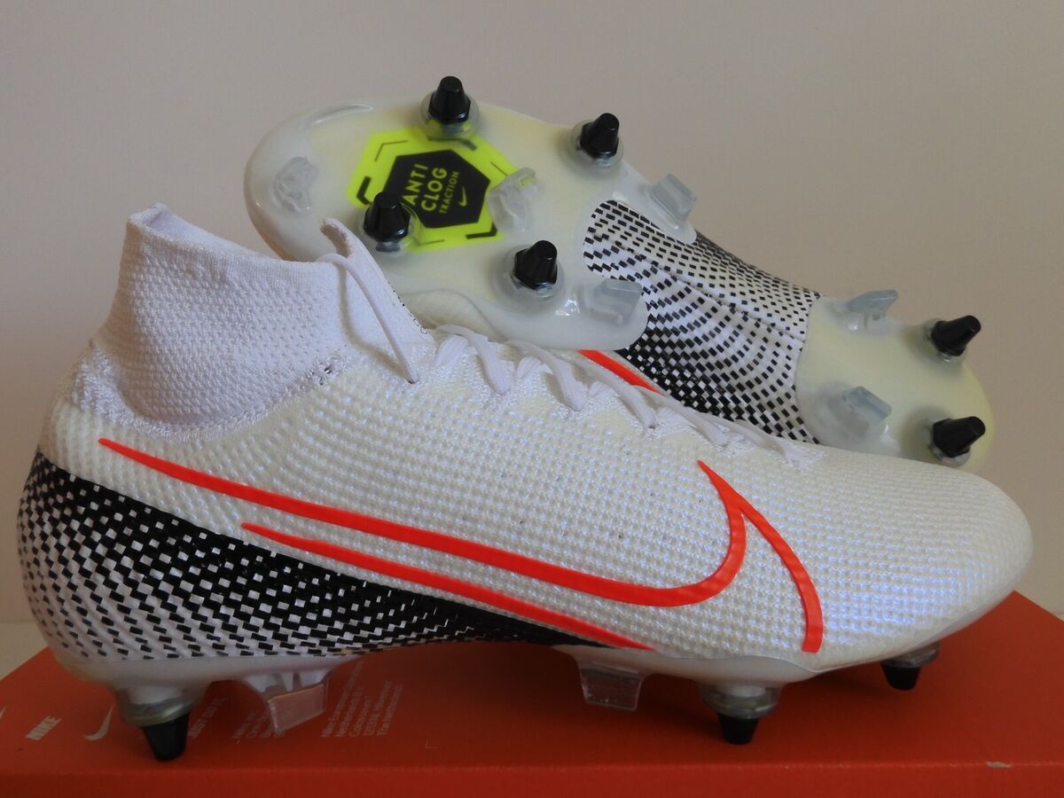 Empleador Clip mariposa Molestar NIKE MERCURIAL SUPERFLY 7 ELITE SG PRO AC &#034;ANTI CLOG&#034; WHITE SZ 13  [AT7894-161] | eBay