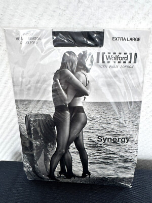 WOLFORD Strumpfhose farbe admiral Gr.Xl Synergy dunkel blau Photo Helmut Newton
