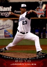 2010 Texas League All-Stars South Grandstand #19 Jordan Lyles - NM Baseball Card