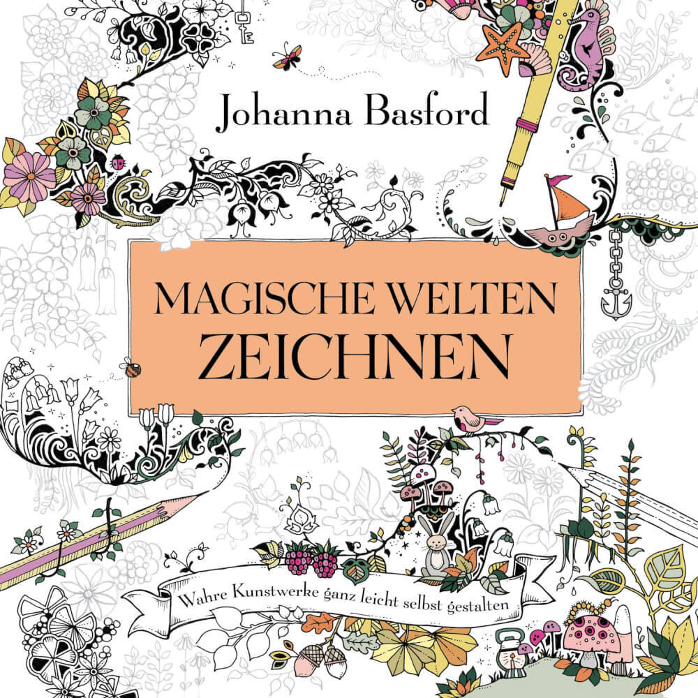 Thumbnail - Johanna Basford, Ausmalbuch, Zeichnen