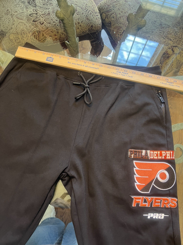 Pro Standard Luxury Athletic Collection Philadelphia Flyers Sweatpants NEW Sz L - Picture 12 of 13