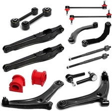 16PC Front Lower Rear Upper Control Arm Kit 2007-2014 Dodge Caliber Jeep Compass