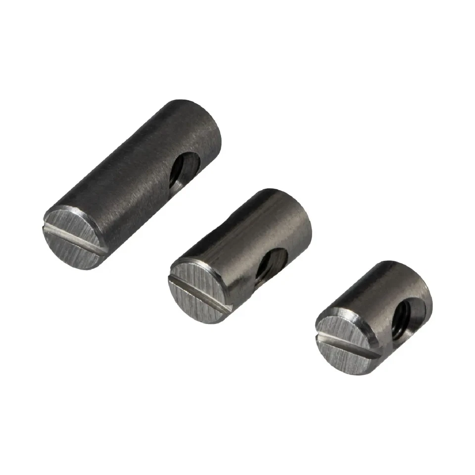 Häfele 10x Quermutterbolzen mit Gewinde M6 Mutter Muffe Stahl Gewindebolzen - Bild 2 von 4