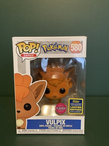 Funko Pop! Vulpix Flocked #580 Summer Convention 2020 Limited Edition Exclusive