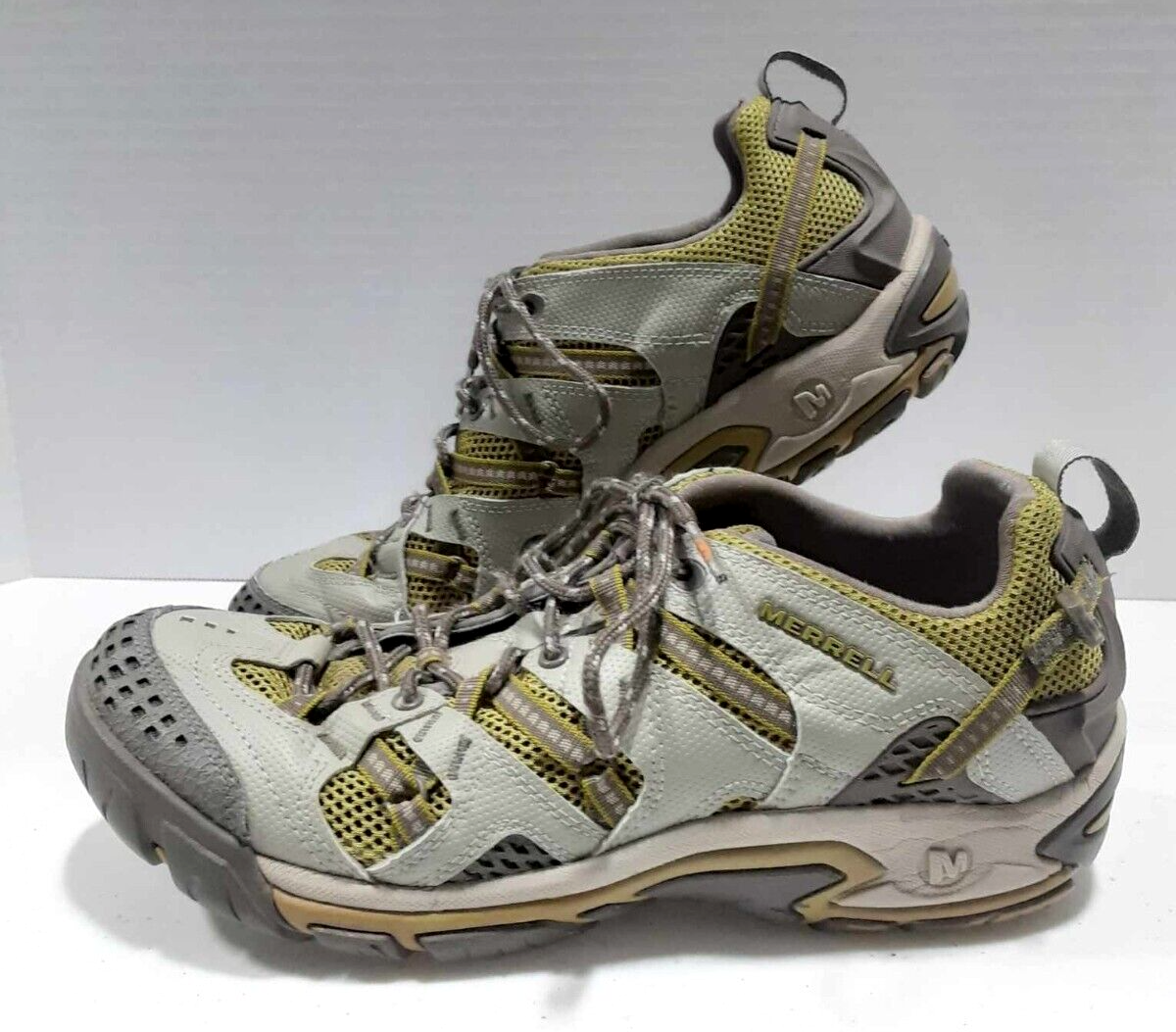 Scarpe da trekking Merrell Continuum Moab Ventilator donna grigio verde taglia 6 Vibram