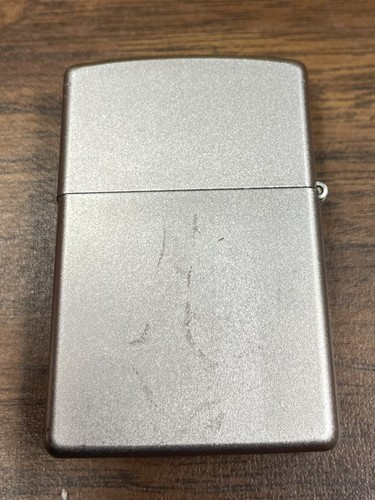 Zippo 2005 Satin Chrome Work Series Firefighter E 05 Lighter - Picture 2 of 4
