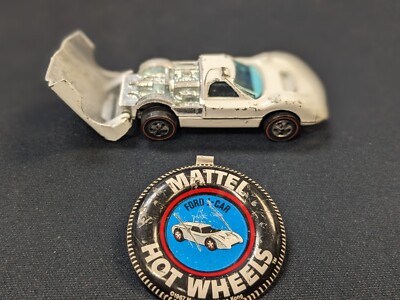 ホットウィール フォード J-CAR レッドライン スウィート 16 1967 Mattel Hot Wheels Redline Ford J-Car Early Sweet 16 USA Blue