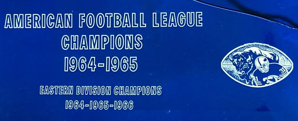 Rare 1966 AFL Championship Press Notes and Buffalo Bills Folder vs