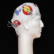 Looney Tunes Characters Nurse Tweety Bird Theme Scrub Hat