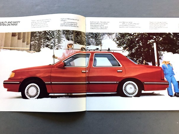1987 Mercury Topaz 20-page Original Canada Car Sales Brochure