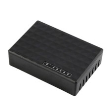 5 Ports 10/100Mbps Base Fast Ethernet Network Switch Hub Plastic Mini Desktop