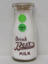 TRPHP Milk Bottle Best Ice Cream Co Best Dairy Oswego NY OSWEGO COUNTY 1947 Var2