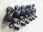 Genuine Ibanez SCREWLESS Tuning Pegs 6R Inline Tuners in BLACK