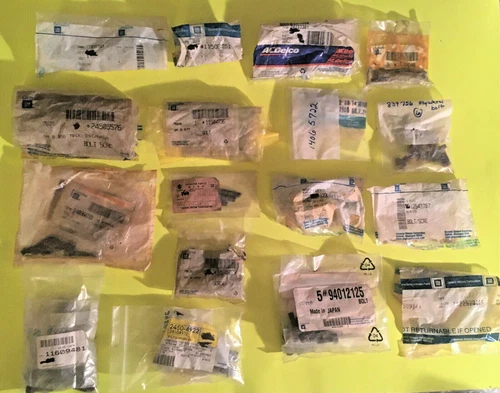 BOLTS~SCREWS~STUDS by GM/ACDelco part #s.  Dealer's Liquidation Genuine GM Parts