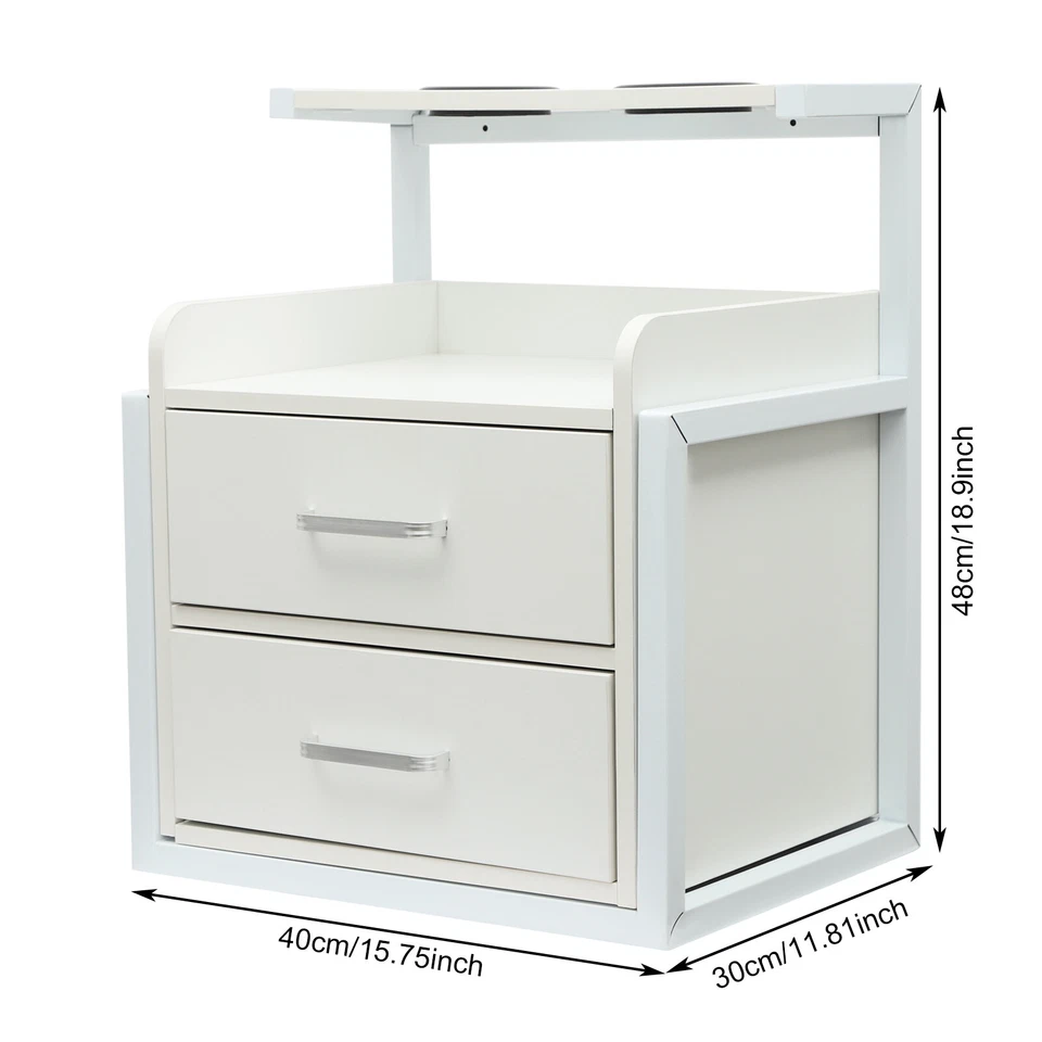 Gabinete de pared de peluquería, gabinete de almacenamiento de salón, gabinete de almacenamiento montado en la pared Foto 4 de 4