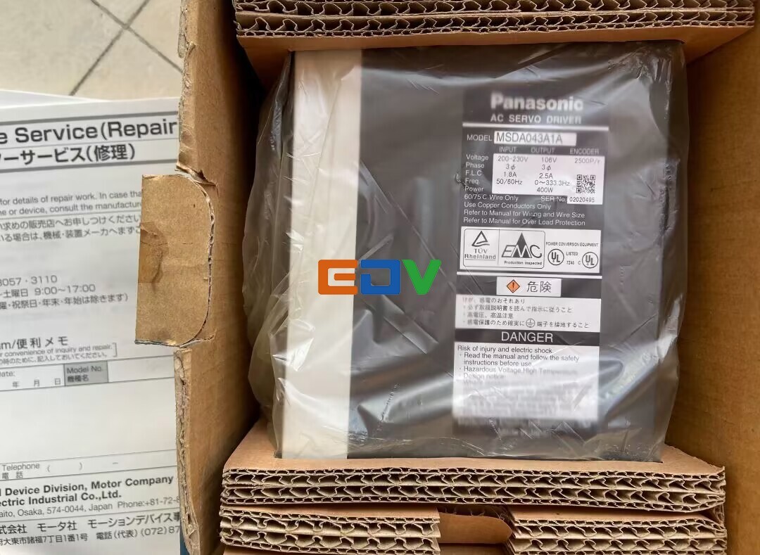 New Panasonic Ac Servo Driver MSDA043A1A Express DHL or FedEx | eBay
